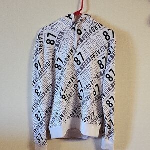 Aeropostale White and Black Men's Sweater